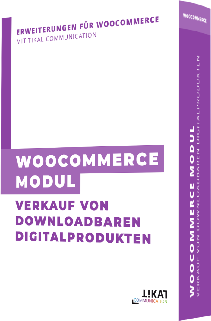 WooCommerce Modul: Verkauf von downloadbaren Digitalprodukten