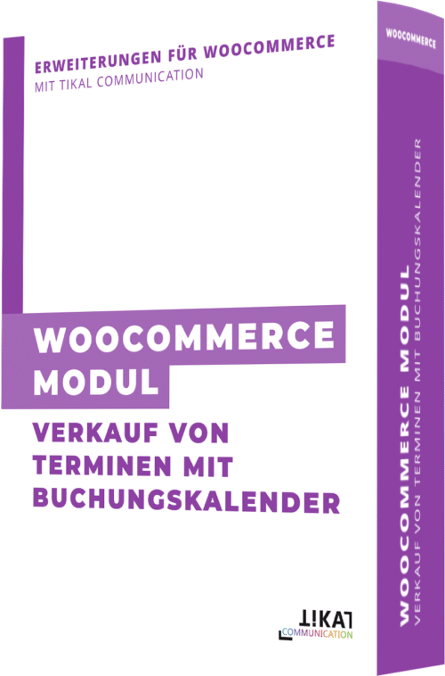 WooCommerce Modul: Verkauf von Terminen mit Buchungskalender