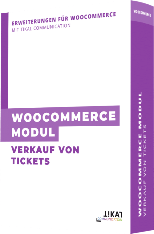 WooCommerce Modul: Verkauf von Tickets