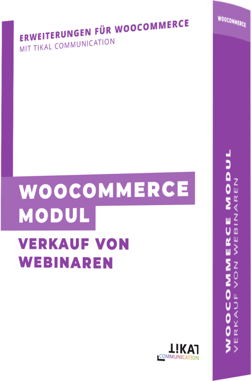 WooCommerce Modul: Verkauf von Webinaren